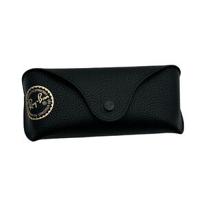 Ray-Ban Black Leather Snap Eyeglass Sunglasses Case